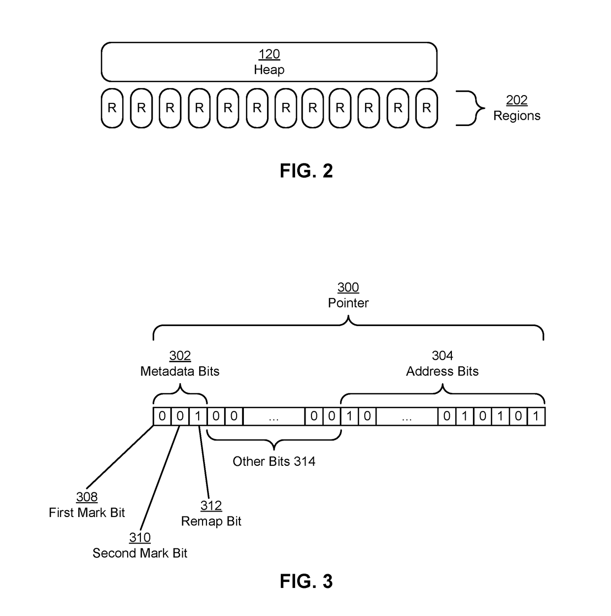 Efficient reference classification and quick memory reuse in a system that supports concurrent garbage collection