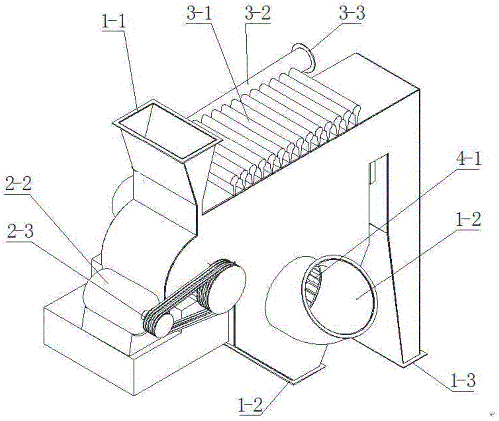 Separation equipment for grinding system of roller press