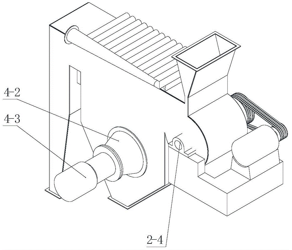 Separation equipment for grinding system of roller press