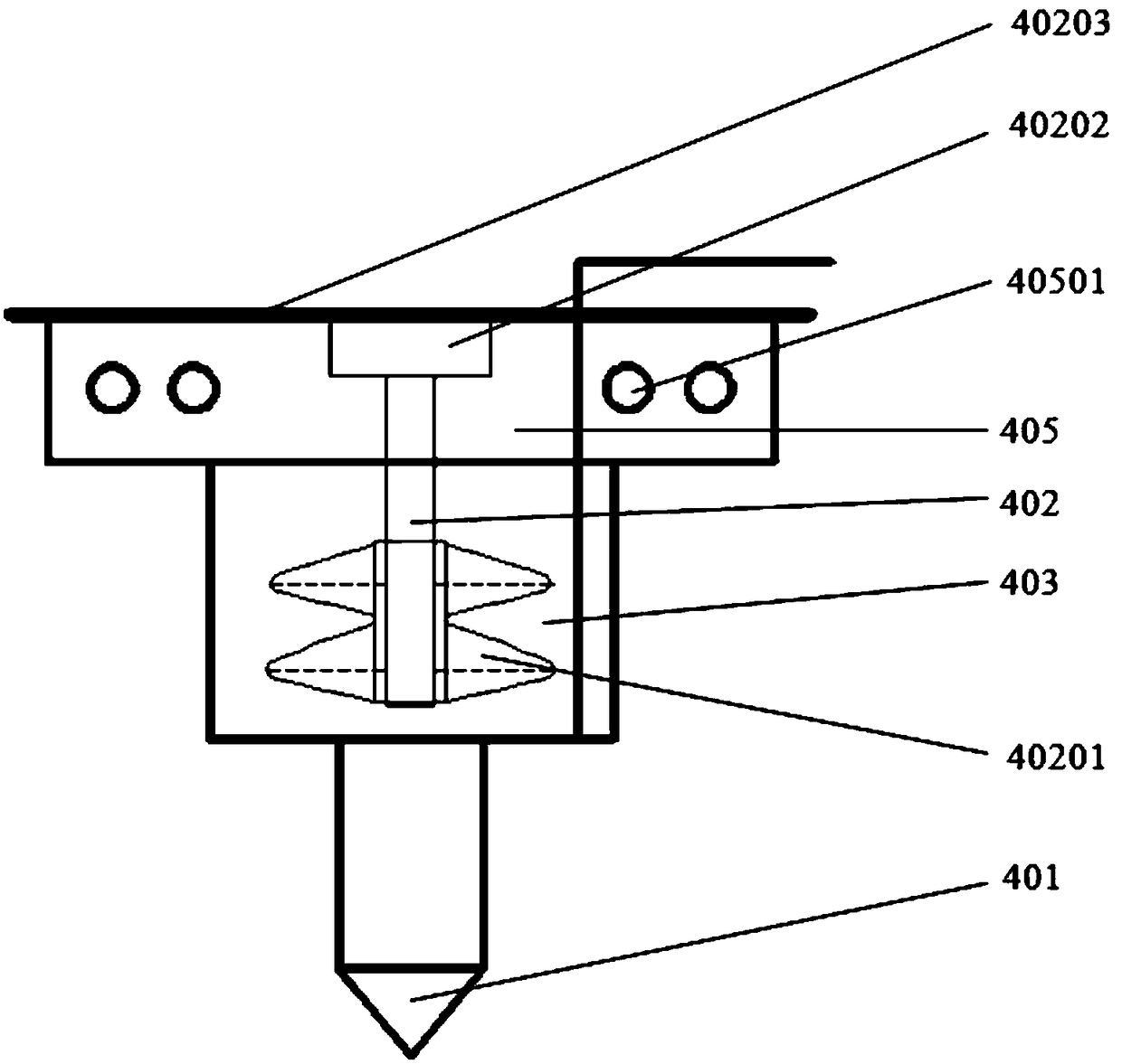 A kind of multi-material composite 3D printer and its working method and application