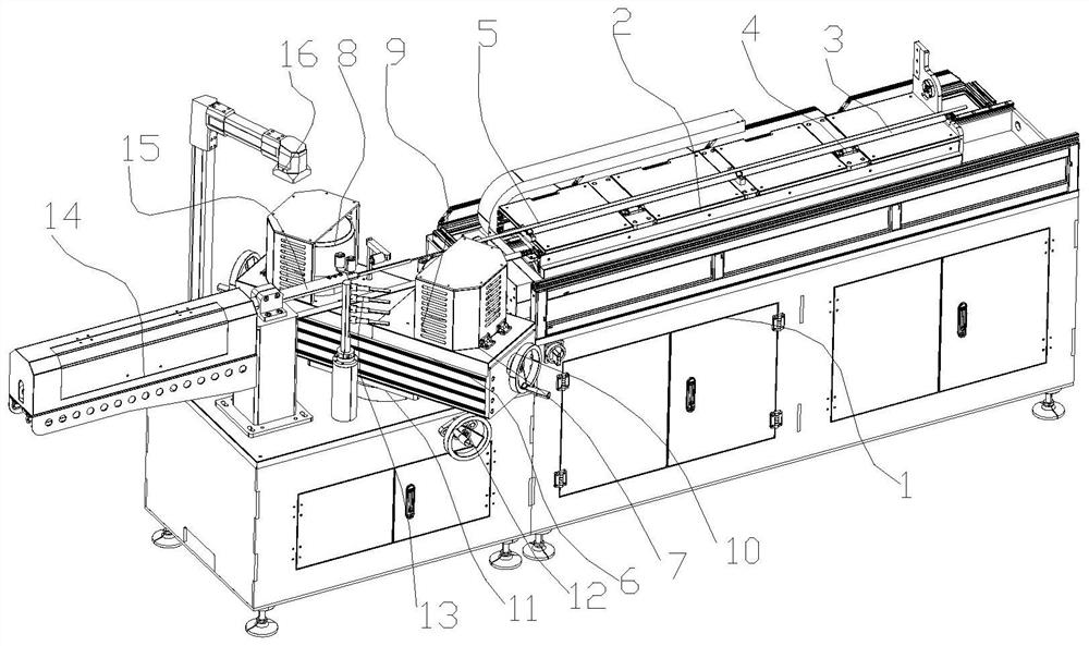 Winding and cutting device for paper tube production