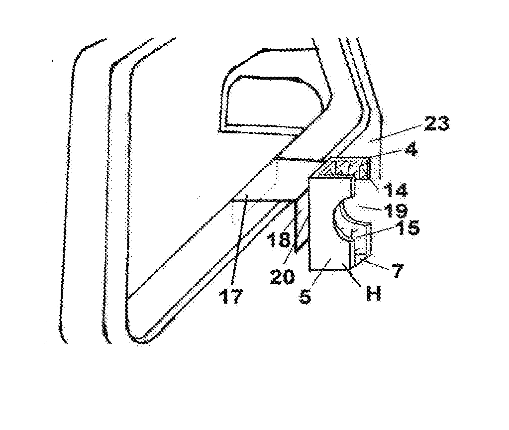 Device for holding and securing Electronic Cigarettes in a motor vehicle