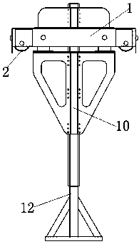 Special bridge crane for brick-making equipment