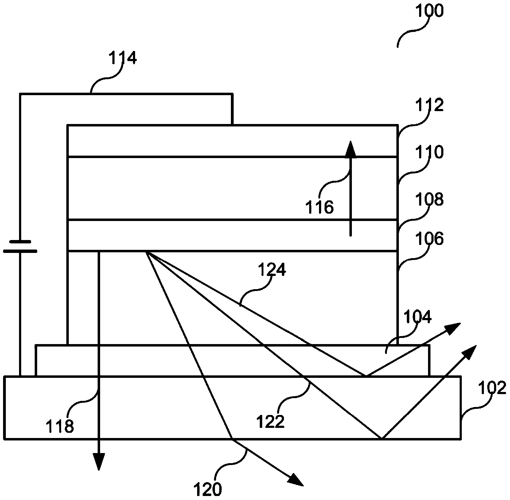 Organic light-emitting component and method for producing an organic light-emitting component