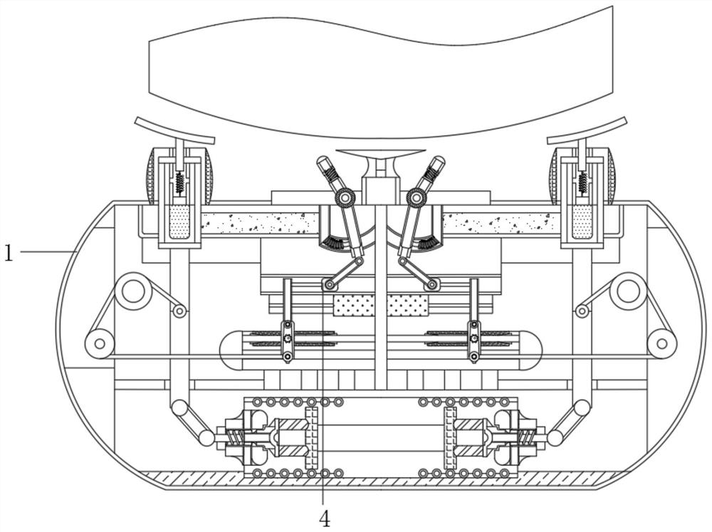 Shoe production-based shoe sole processing trimming device and method