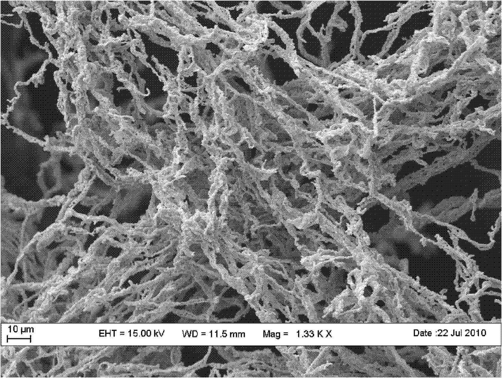 Chemical method for preparing copper oxide crystals with biological micro-nano structures by thermal decomposition