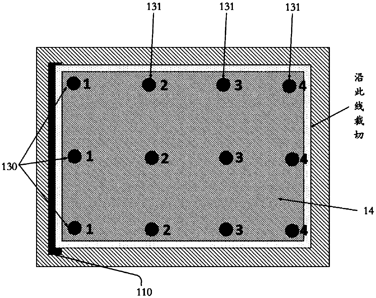 Peeling device and peeling method for display substrate