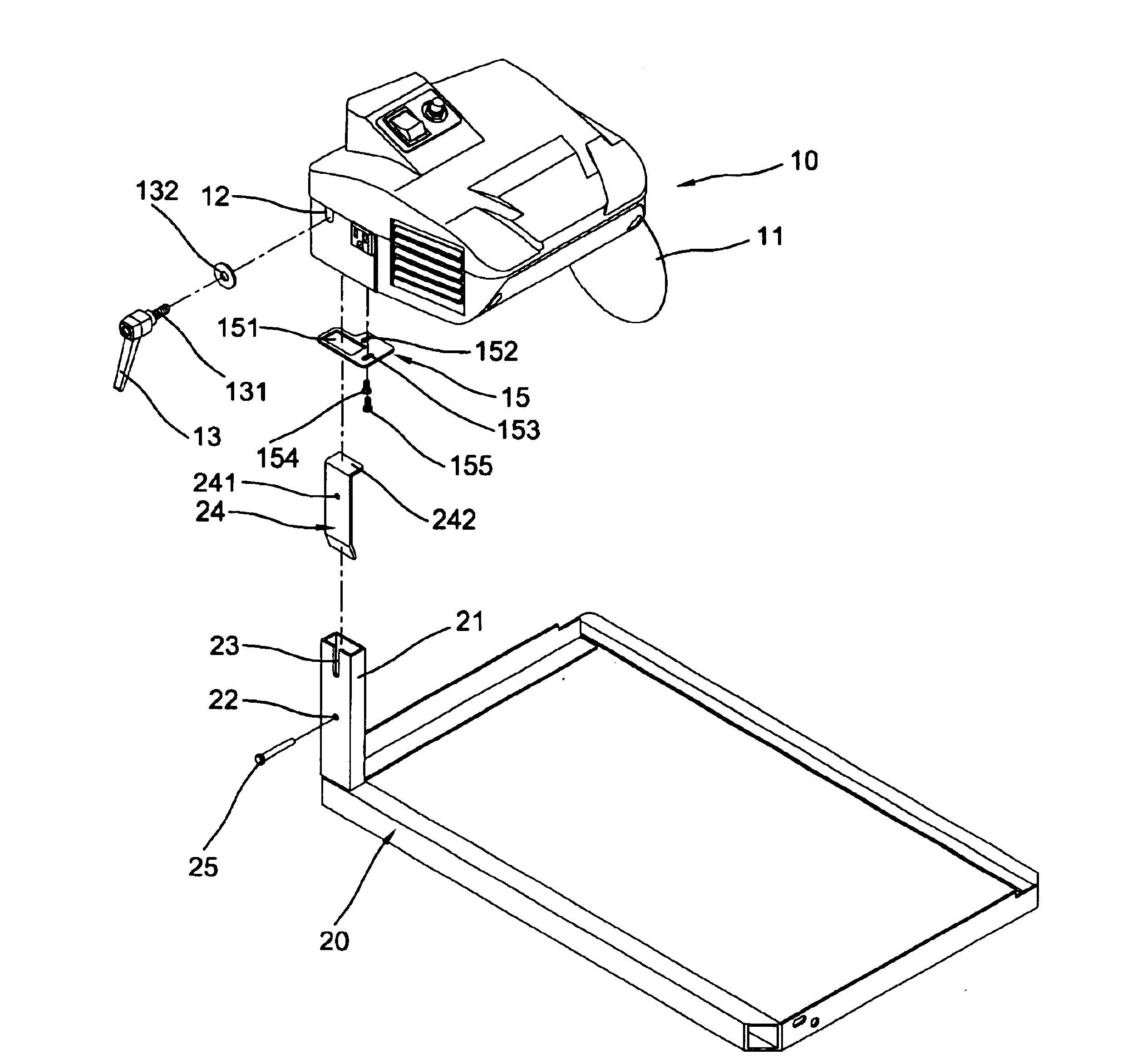 Cutting mechanism minute adjustment device for a stone cutter