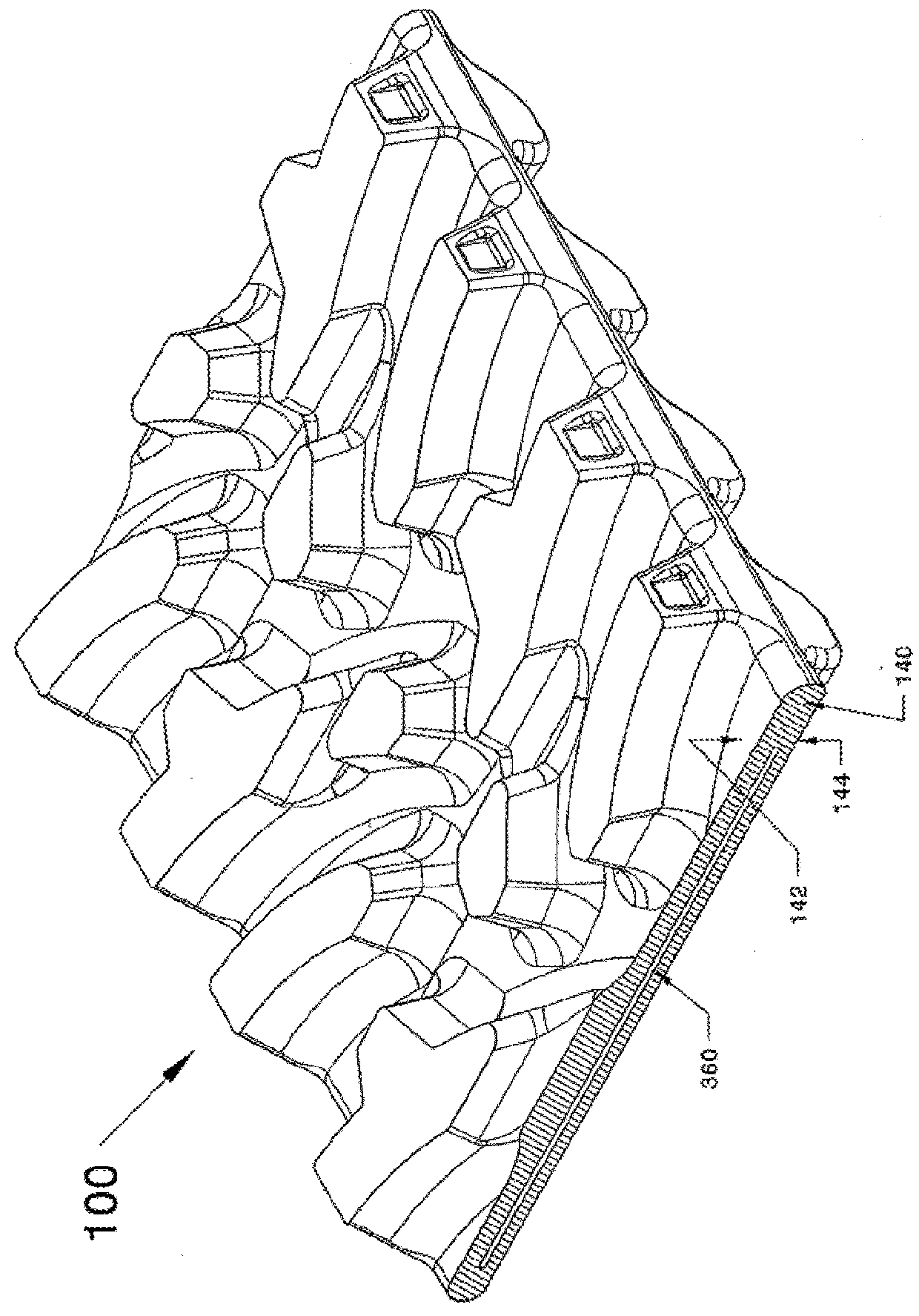 Smart track system having embedded sensors and method of using the same