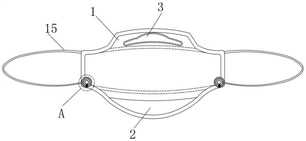 Novel mask with adjustable ear rope length