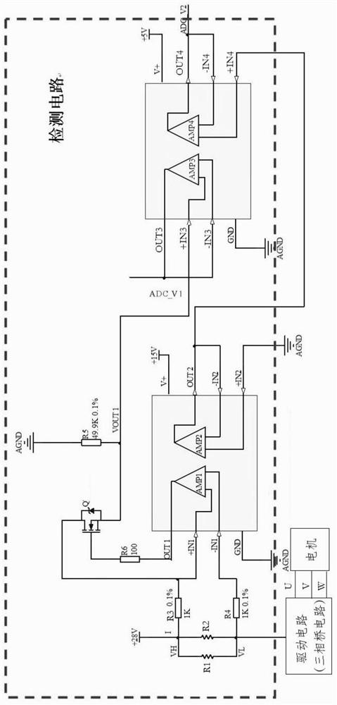 Motor control circuit and electric steering engine system