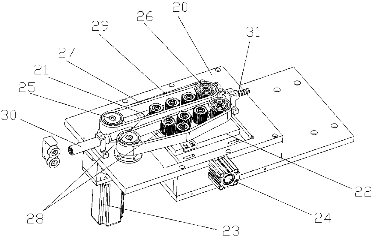 Stripping, shearing and riveting machine