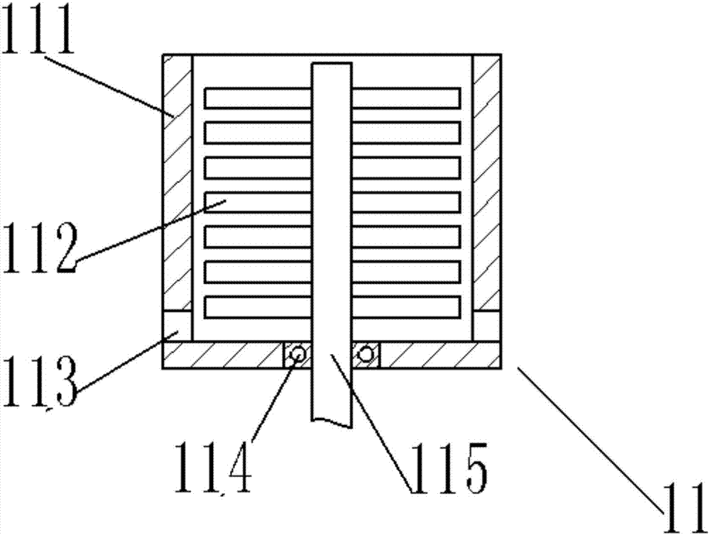 Filtering and draining device for municipal gardens