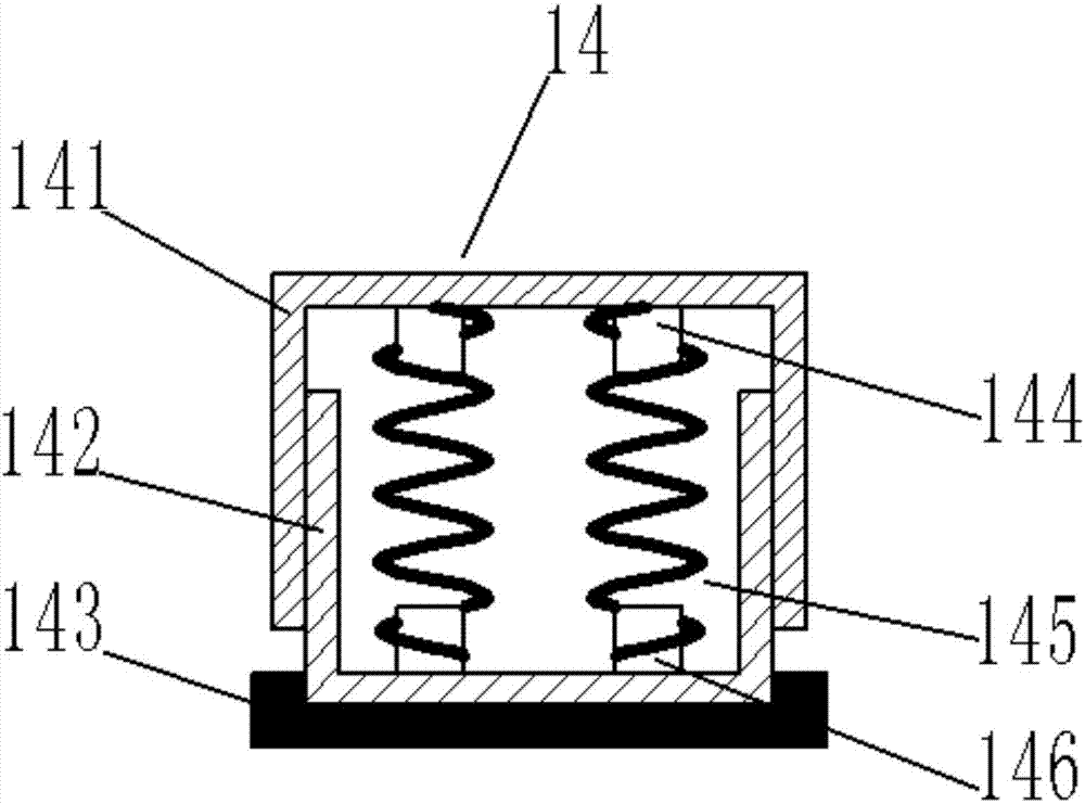 Filtering and draining device for municipal gardens