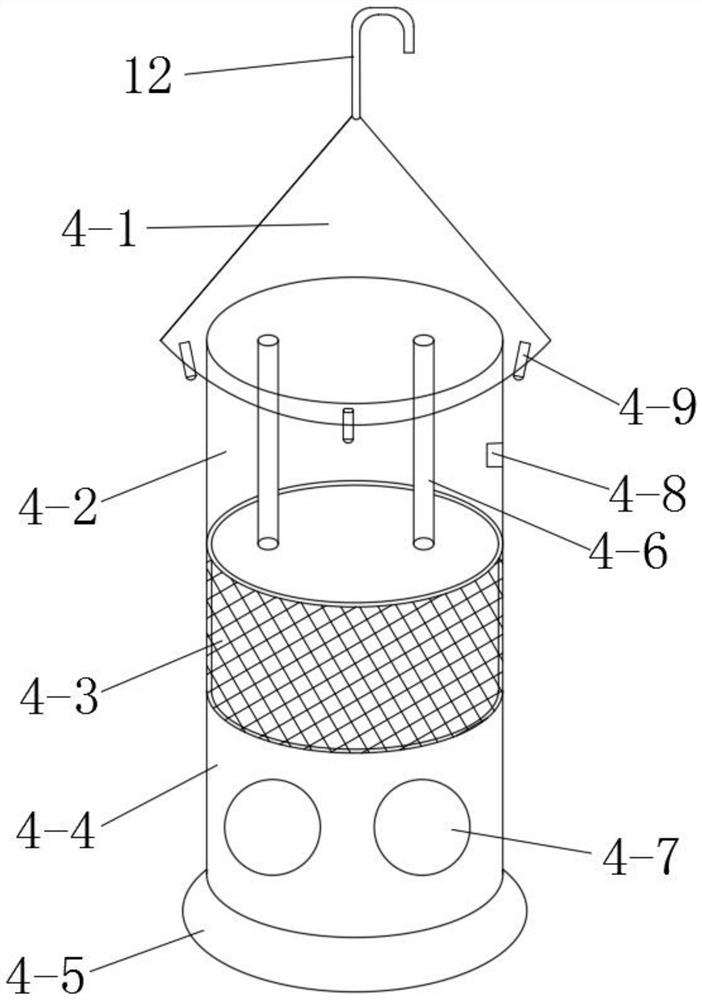 Pest killing device for plant protection