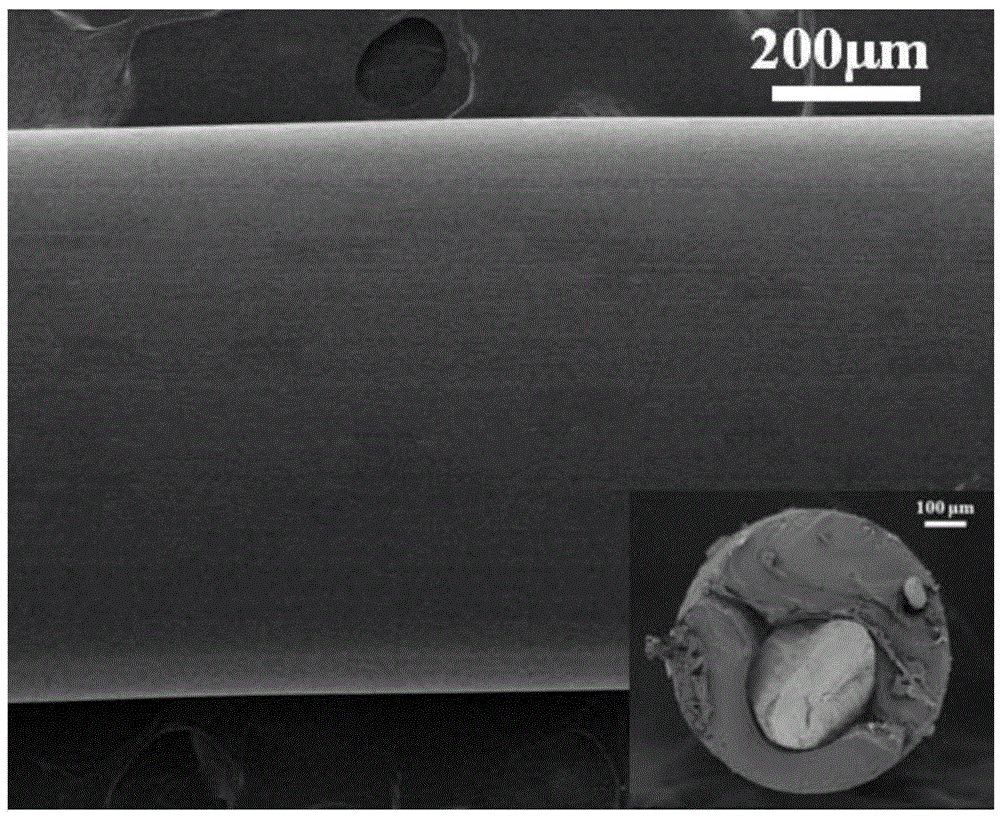 A kind of preparation method of electrochromic smart fiber