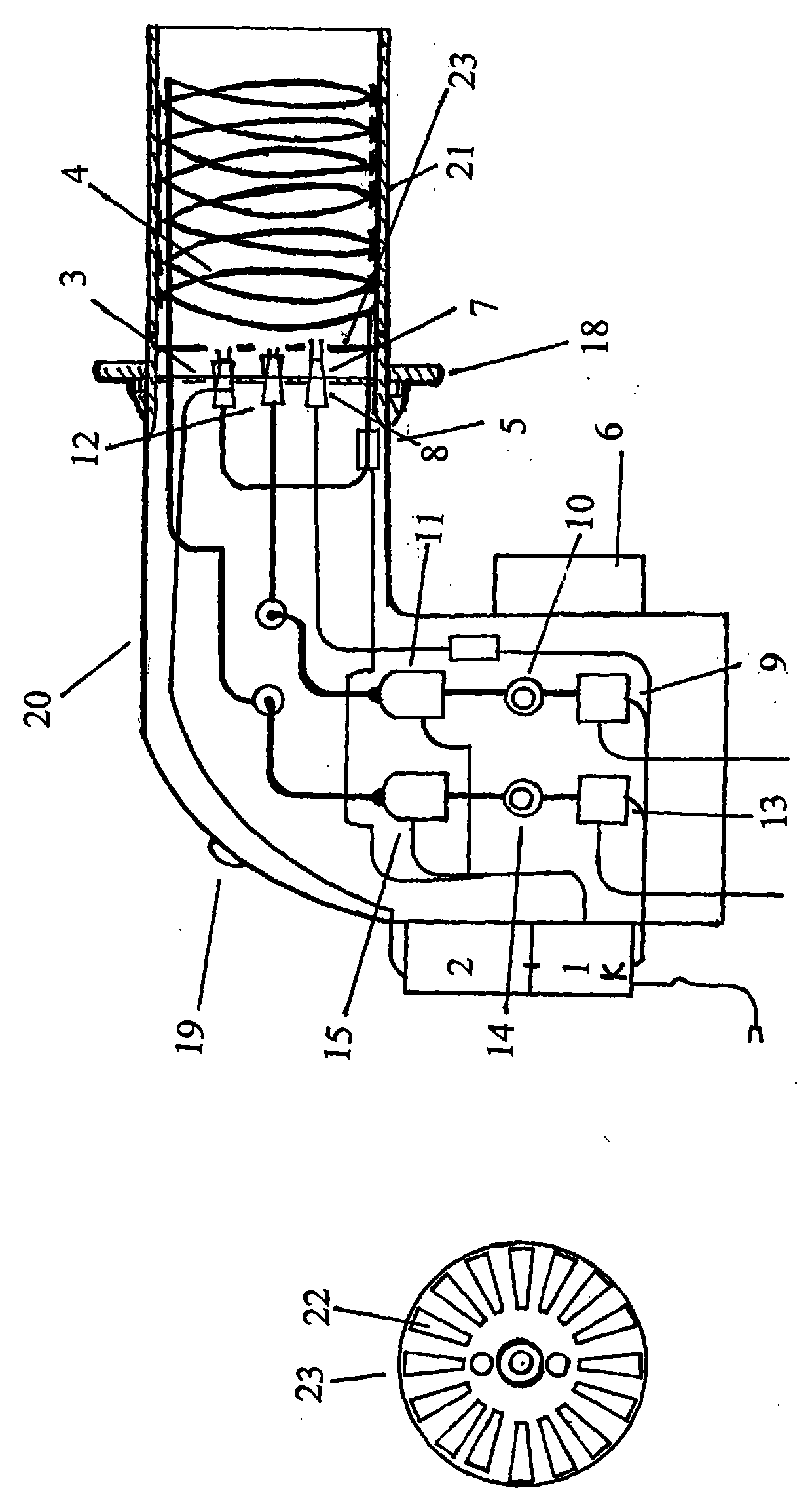 High-efficiency and energy-saving boiler burner for plasma water splitting and hydrogen production