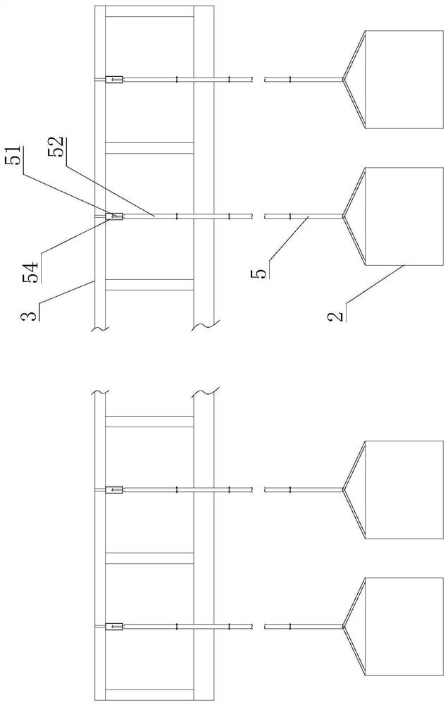 Device and method suitable for preserving king crabs in equipment type marine ranch