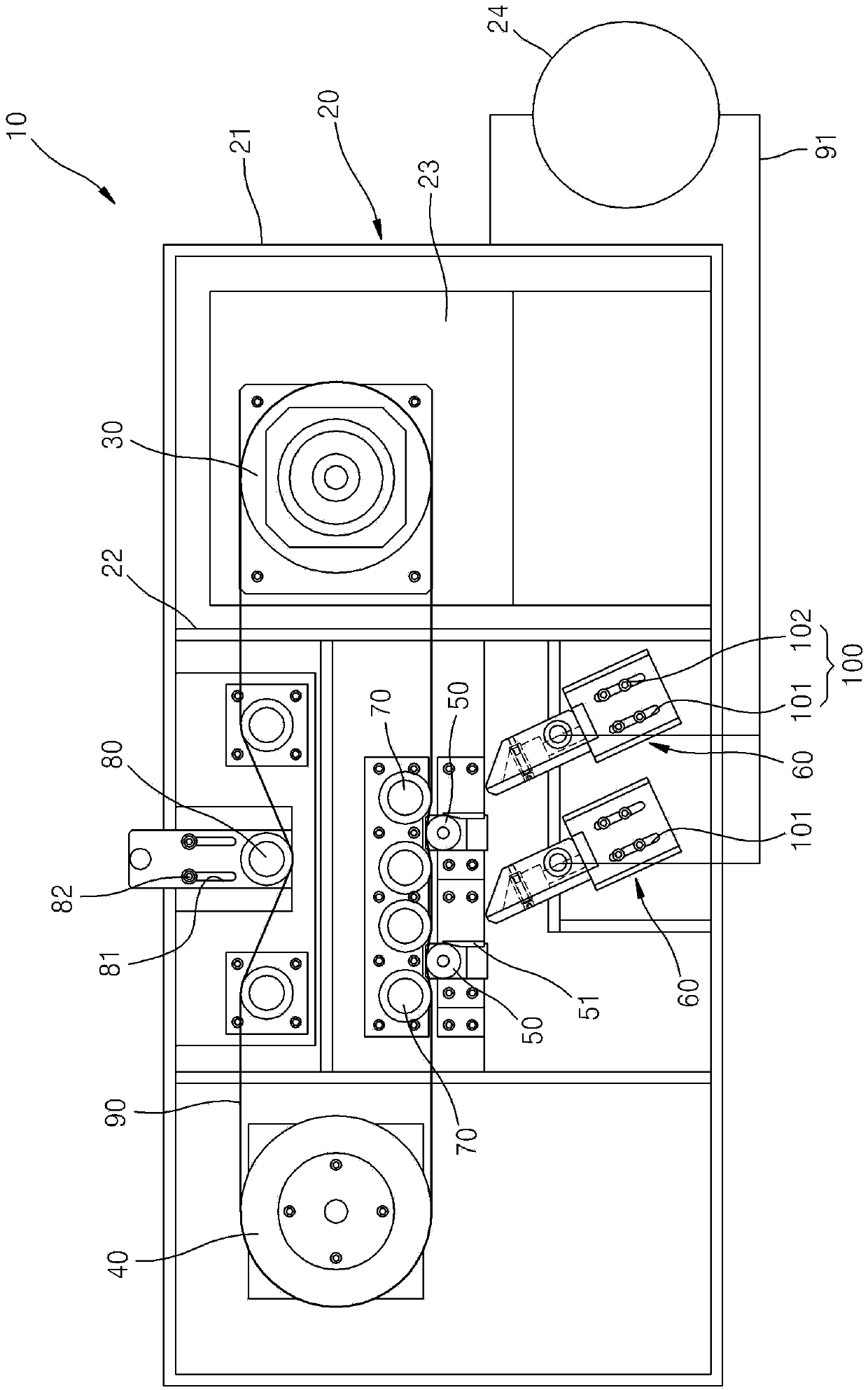 Continuous plating apparatus