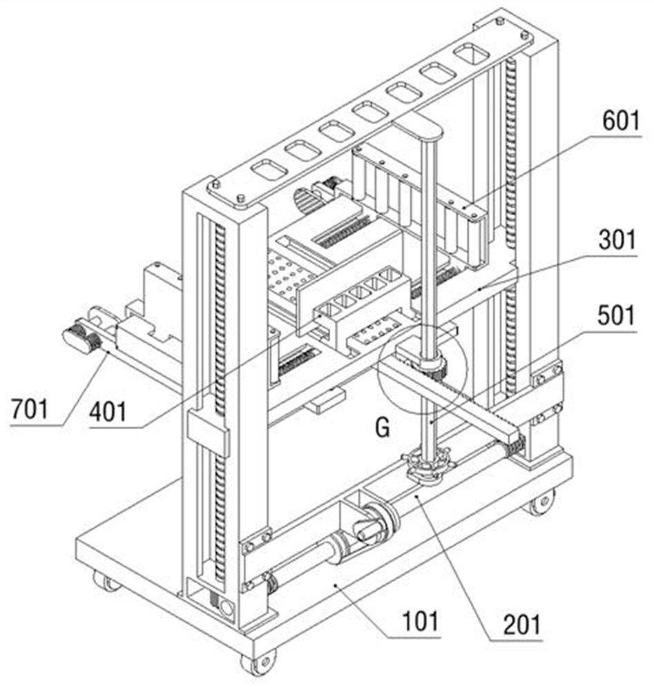 Stacking device for intelligent warehouse goods shelf