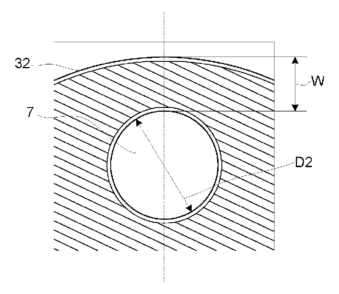 Heat transfer plate for a plate-and-shell heat exchanger