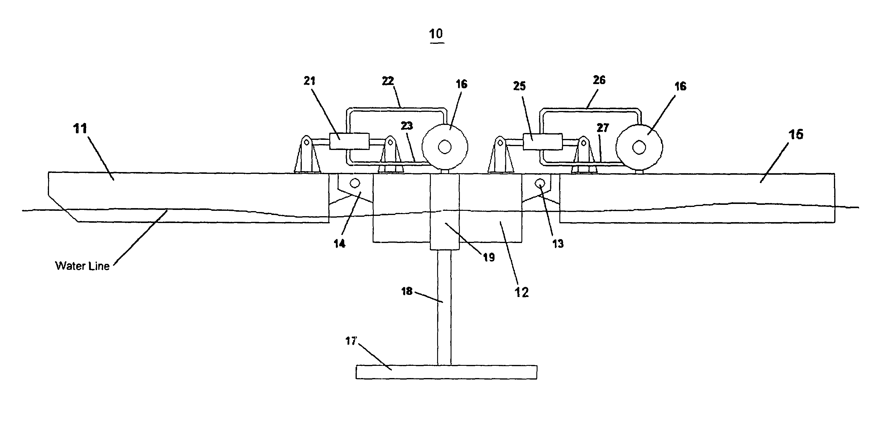 System and method for renewable electrical power production using wave energy