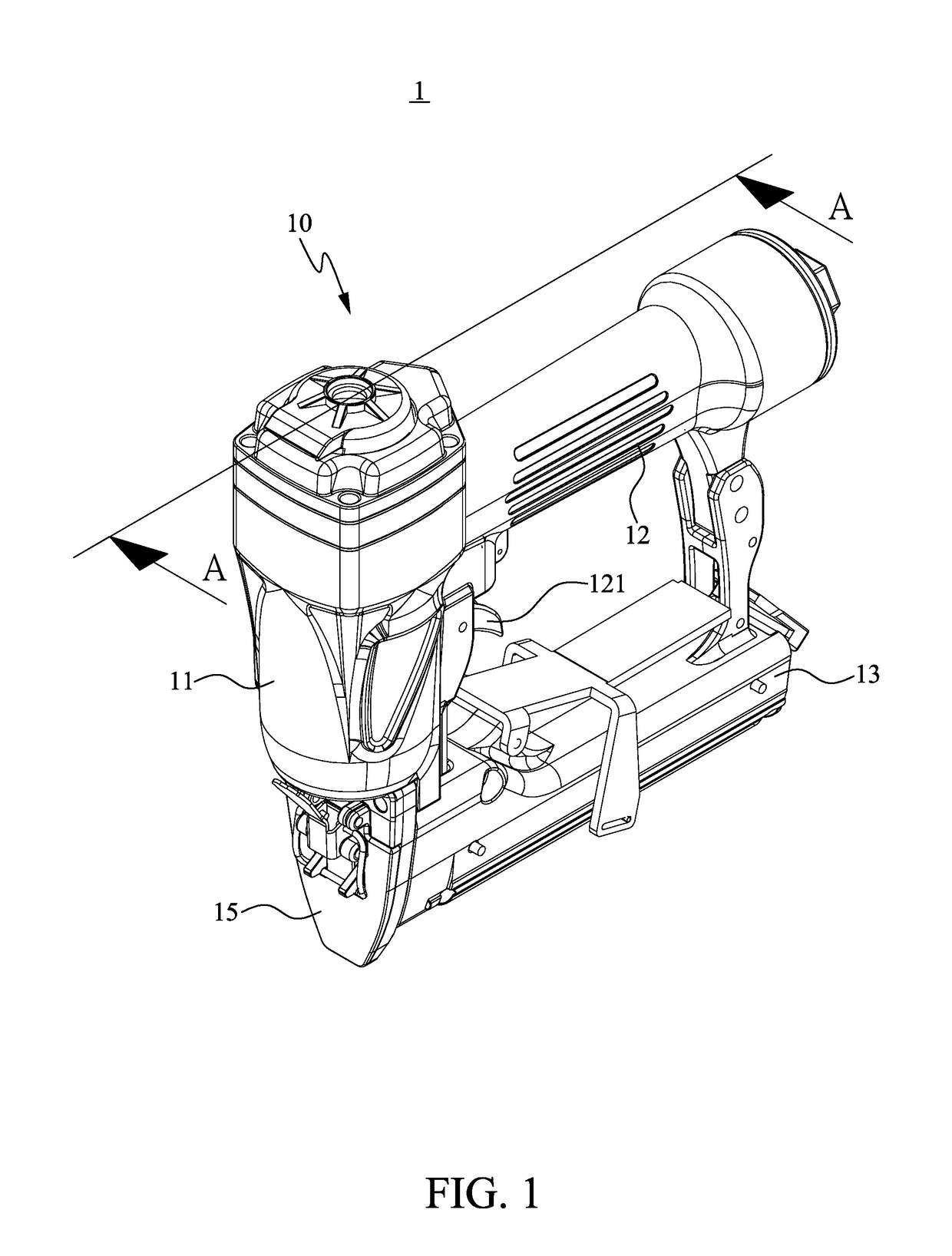 Pneumatic stapler