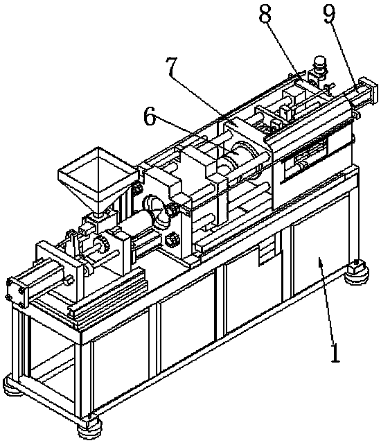 Mold closing device for injection molding machine and mold closing method of mold closing device