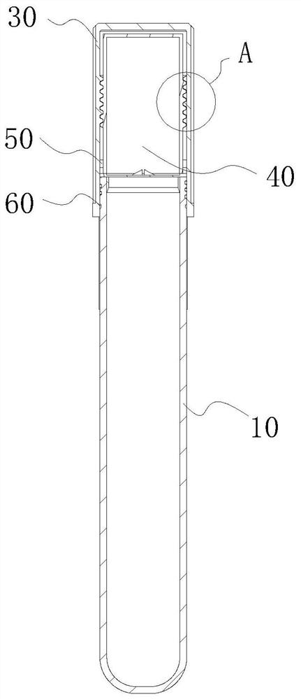 Virus sampling tube for nucleic acid detection