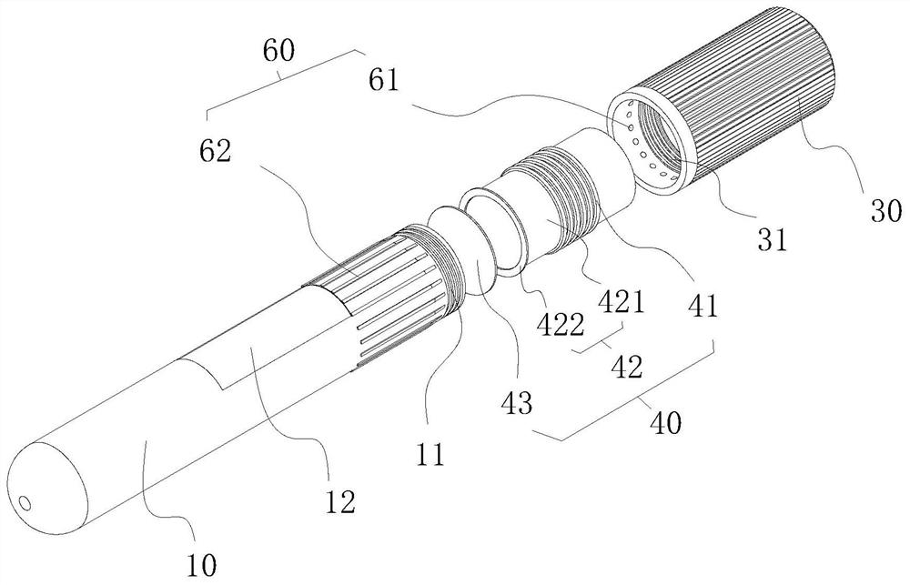 Virus sampling tube for nucleic acid detection