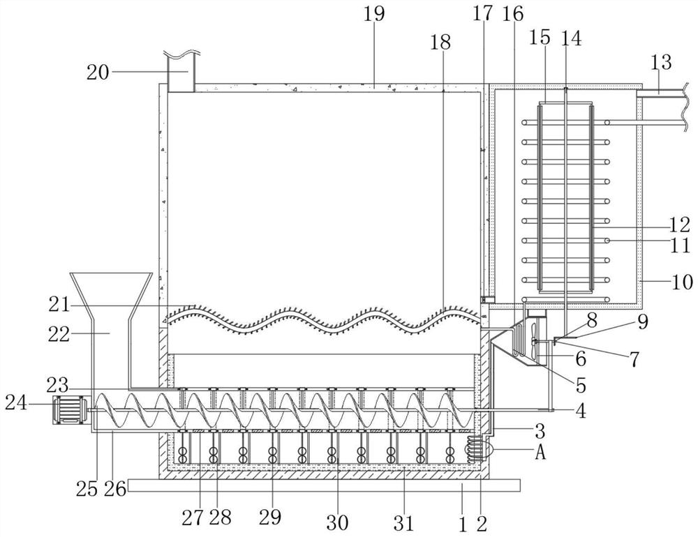 Boiler for chemical engineering production