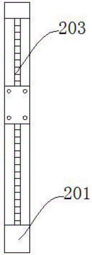 Logistics package internal filling device and method