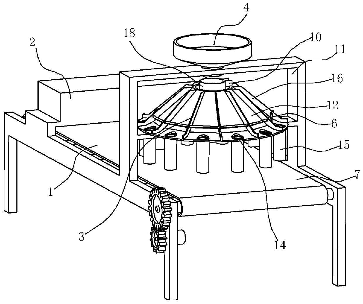 Uniform distribution drying equipment for Chinese medicinal decoction pieces and its application method