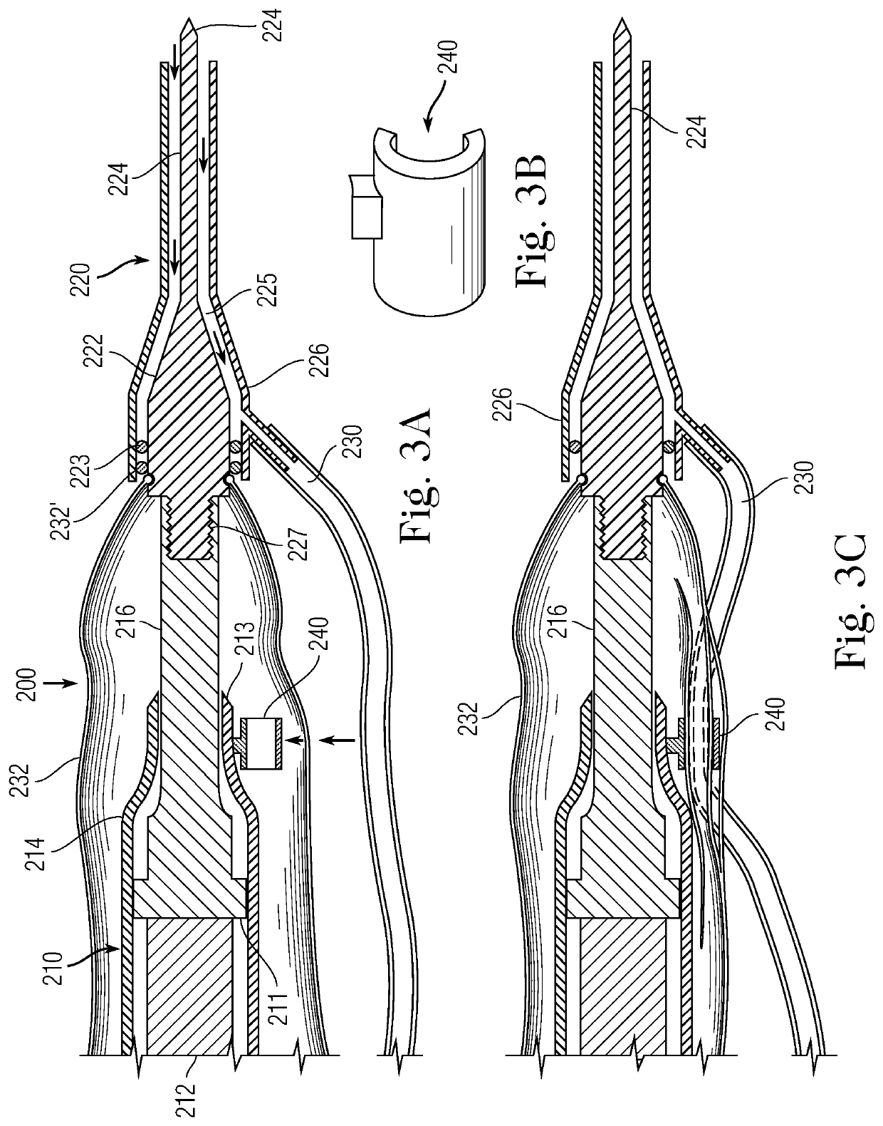 Surgical hand piece with ultrasonic knife