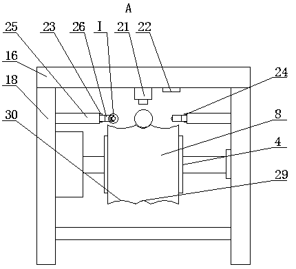 Intelligent station change device of industrial automation production line