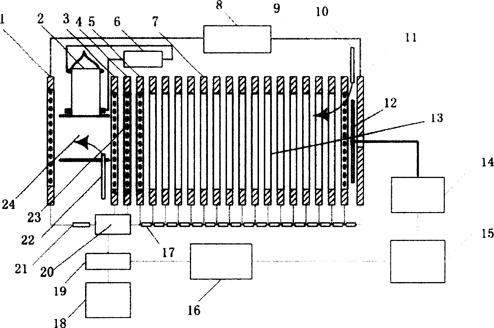 Storing type photo-ionization ion migration mass spectrum