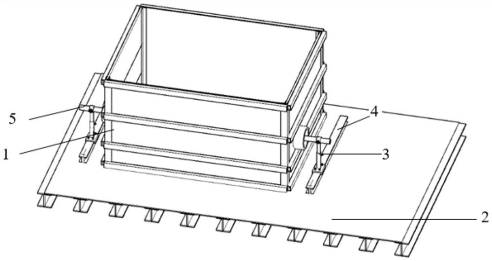 Shield tunnel model test device and method