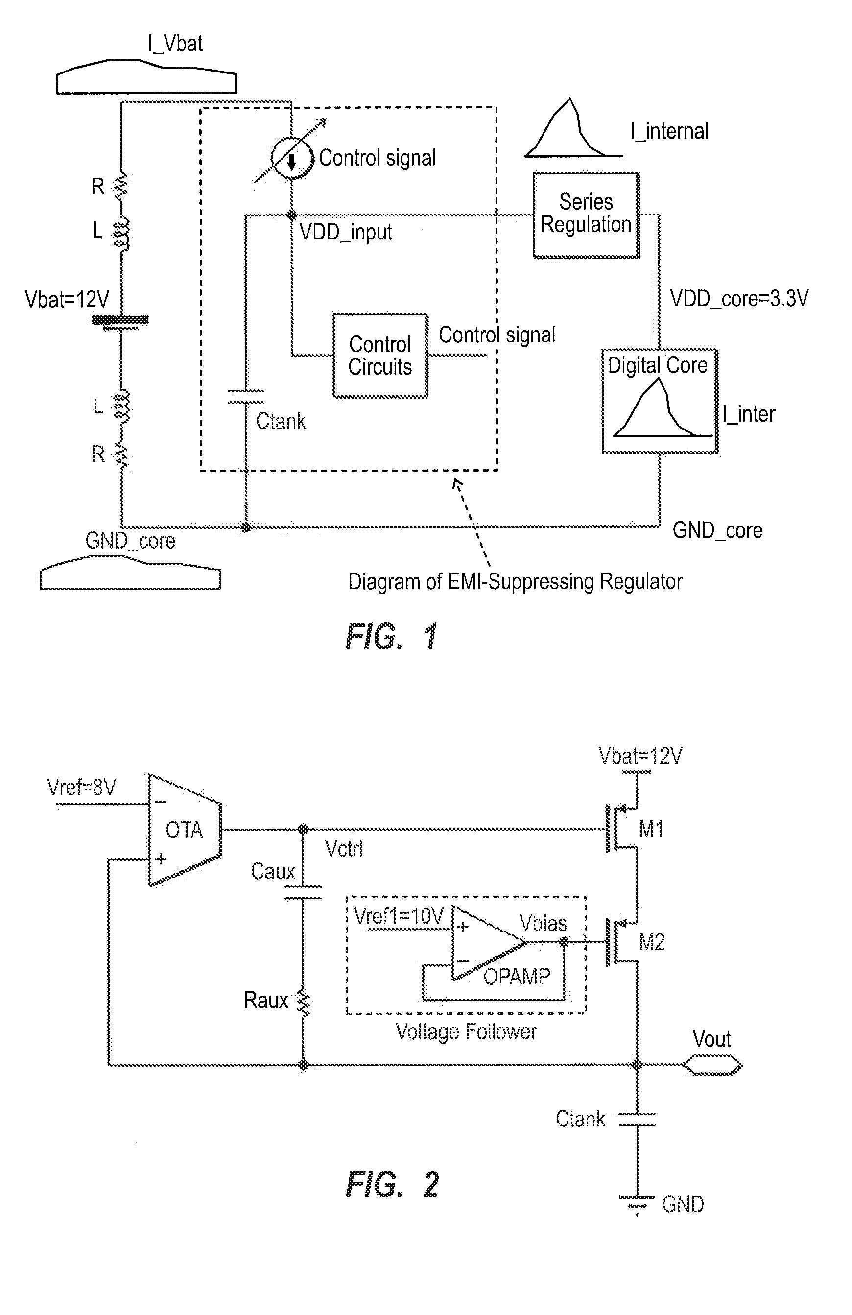 EMI suppressing regulator