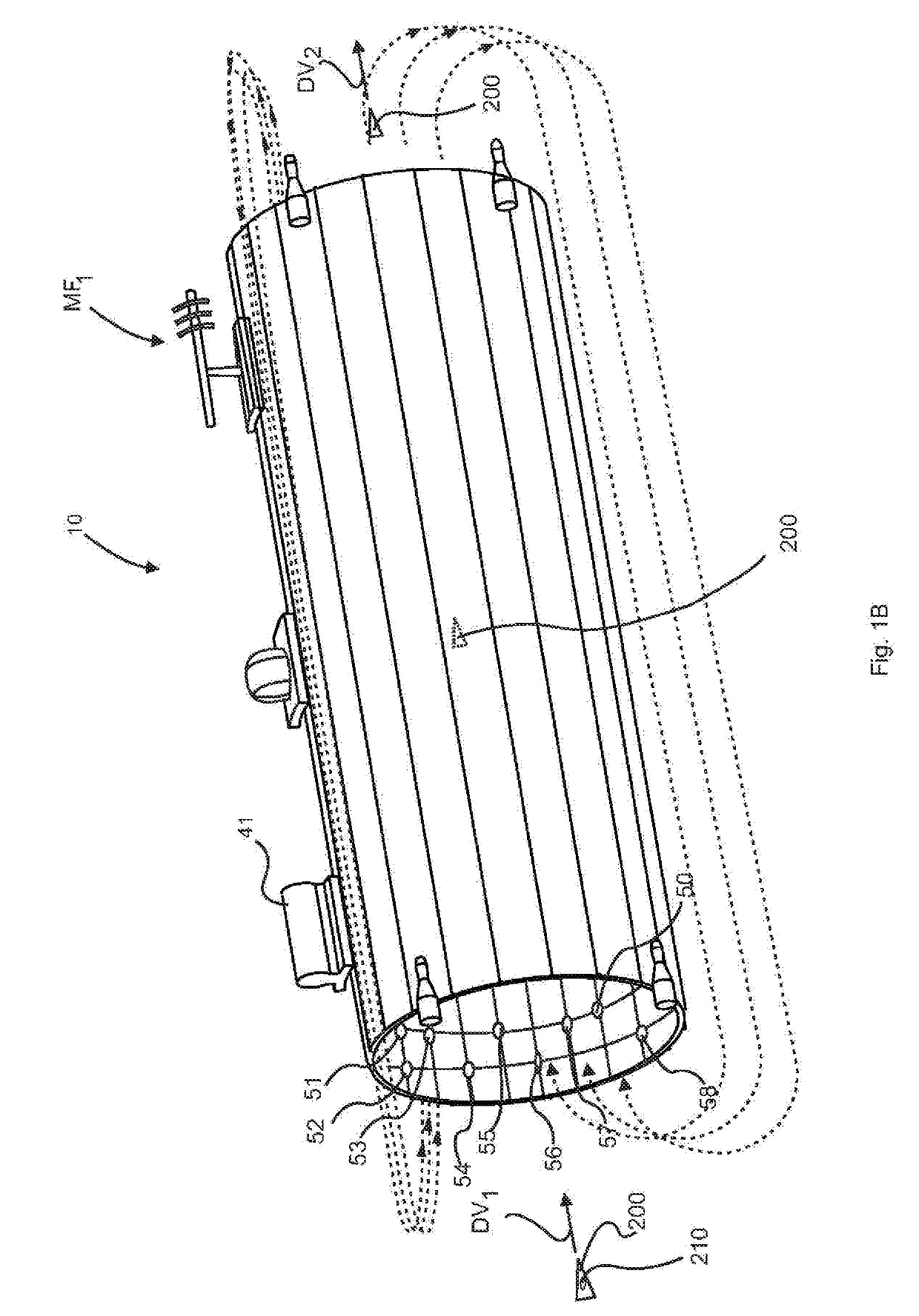 Space based magnetic vortex accelerator and methods of use thereof