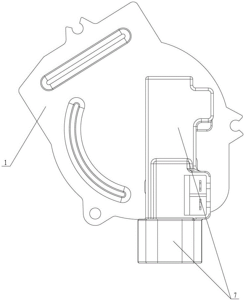 A connector for wiper