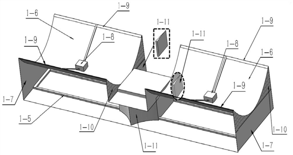 Transverse shaft type tidal current energy power generation device and method based on pile column type offshore wind power equipment