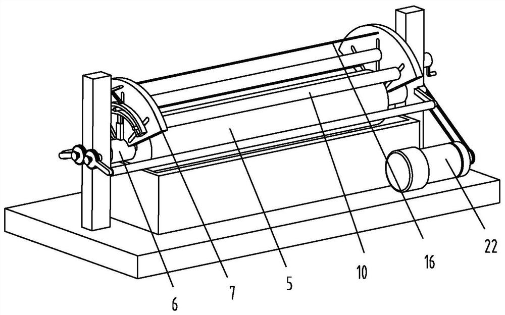 Impressing device of photogravure press