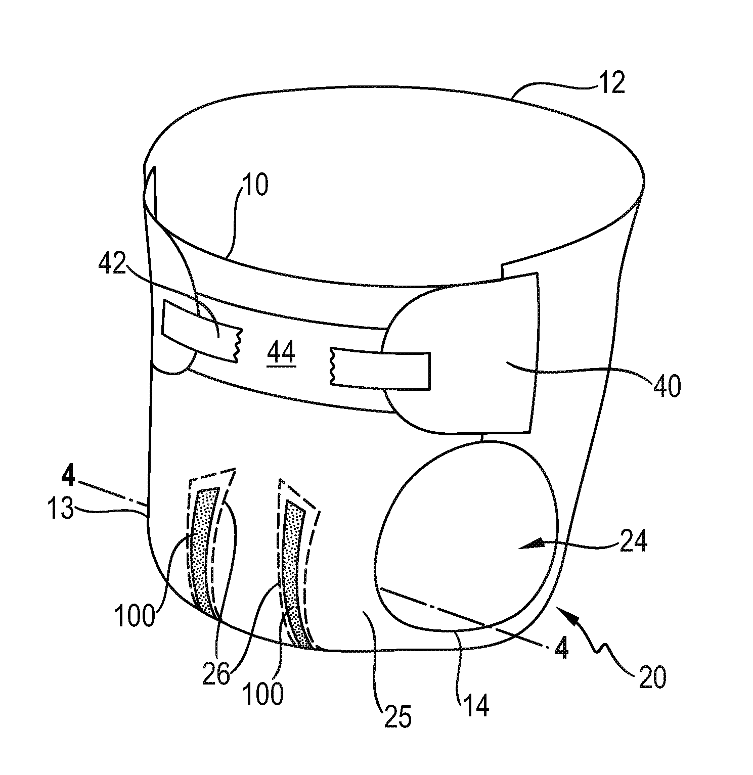 Absorbent articles having channels and wetness indicator