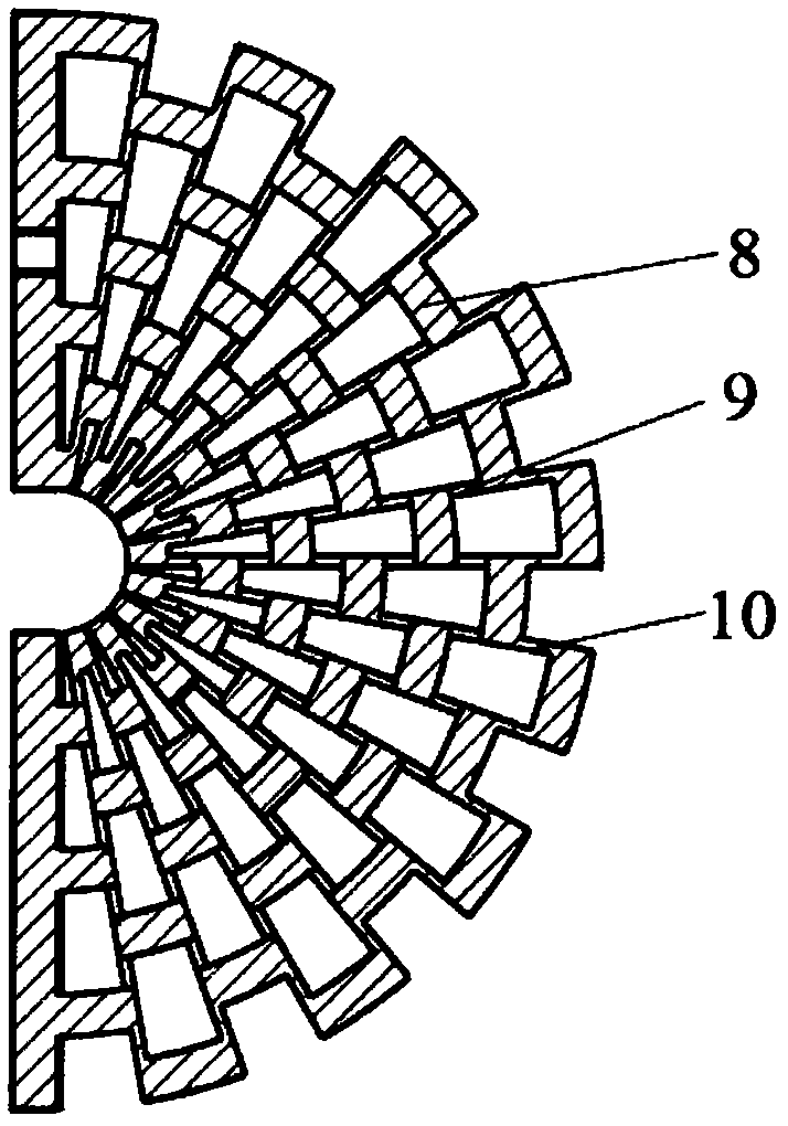 Negative pressure rotating type artificial muscle