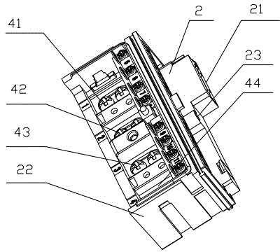 Ammeter housing and ammeter