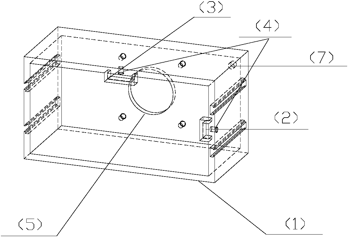 Portable metal material tensile stress electrochemical corrosion device