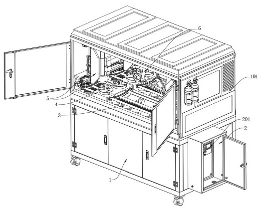 Precise part machining numerical control machine tool