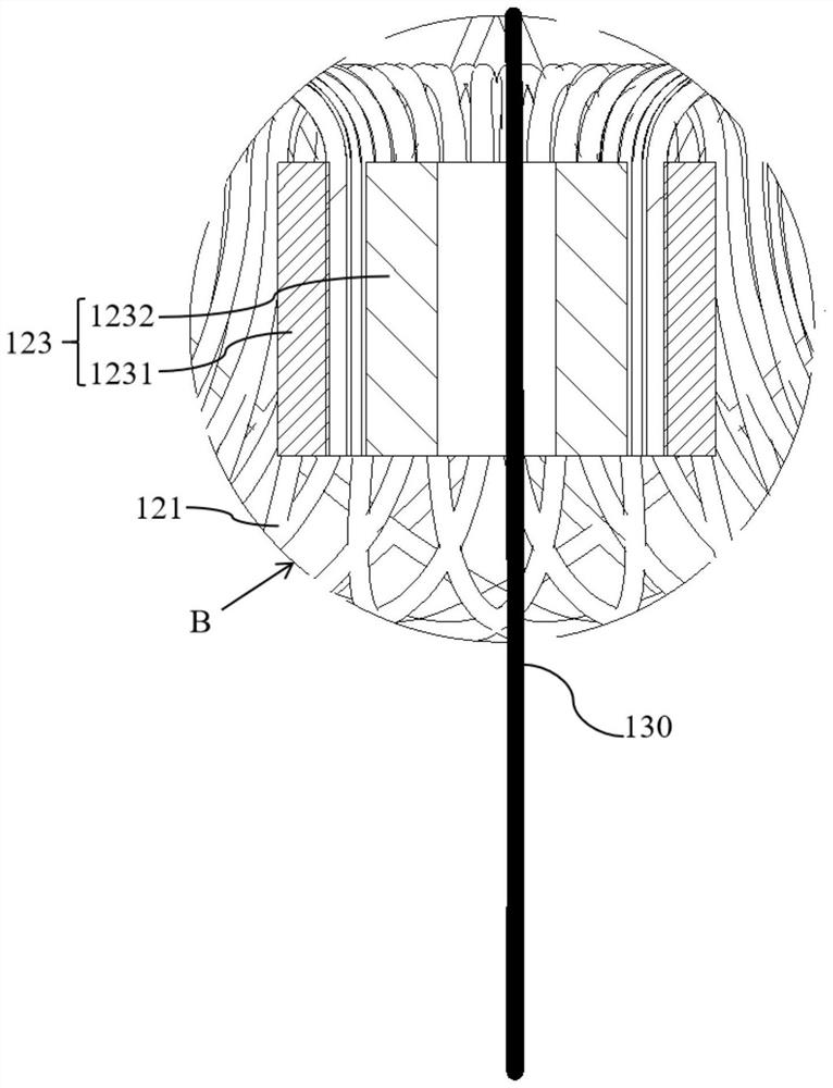 Left ventricular volume reduction device and left ventricular volume reduction system