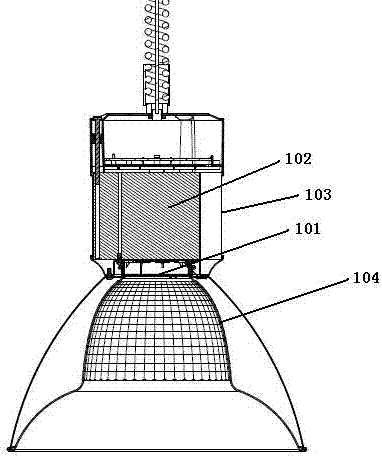 A lighting device for lighting fresh meat and a lamp including the lighting device