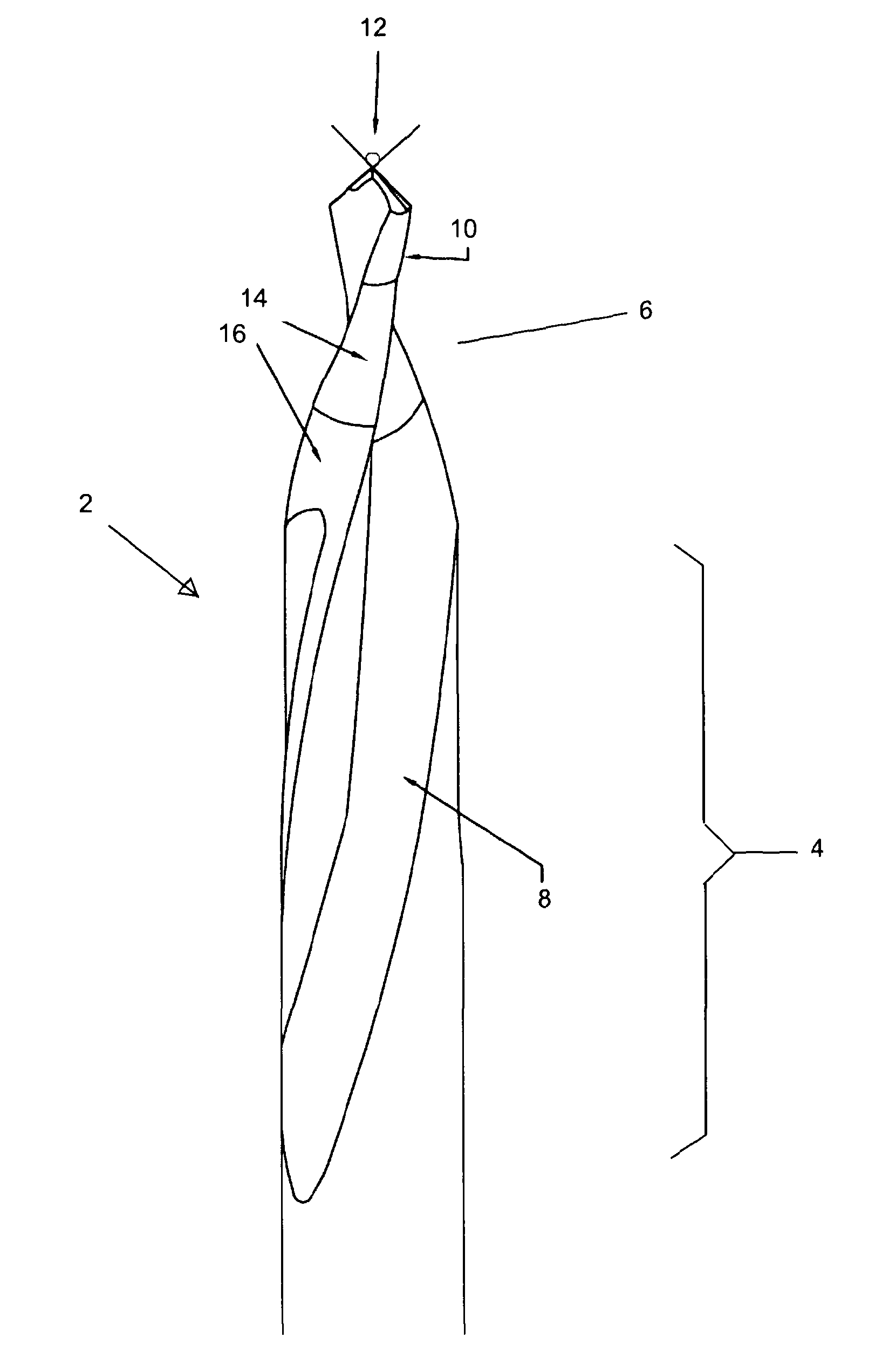 Twist drill for advanced materials